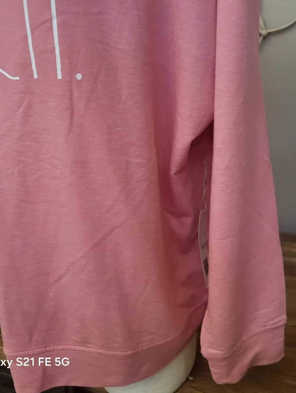 Rae Dunn Soft Pink Logo Sweatshirt - Picture 6 of 6